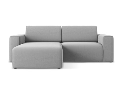 Canapé Modulable D’angle S Gauche Kalea En Samt Gris