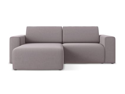 Canapé Modulable D’angle S Gauche Kalea En Samt Lavande