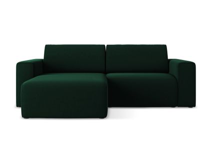 Canapé Modulable D’angle S Gauche Kalea En Samt Bouteille Verte