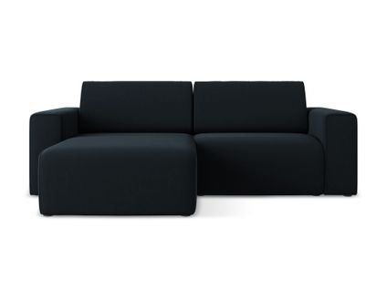 Canapé Modulable D’angle S Gauche Kalea En Samt Bleu Royal