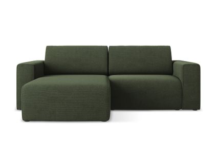 Canapé Modulable D’angle S Gauche Kalea En Tissu Texturé Olive