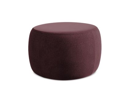 Pouf Koa En Samt Bourgogne