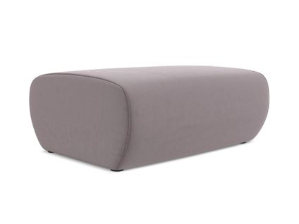 Pouf Nanea En Velours Lavande