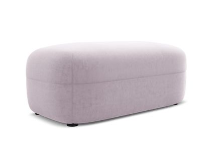 Pouf Moana En Velours Lavande