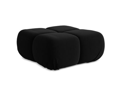 Pouf Lokua En Samt Noir