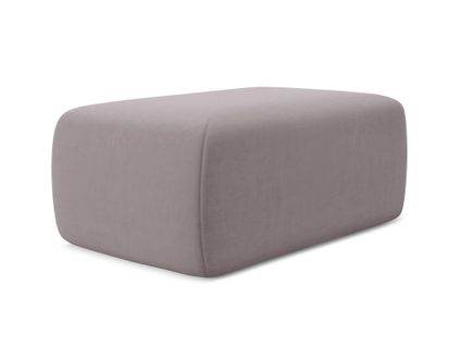 Pouf Kapua En Velours Lavande