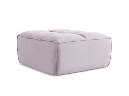 Pouf Kalai En Velours Lavande