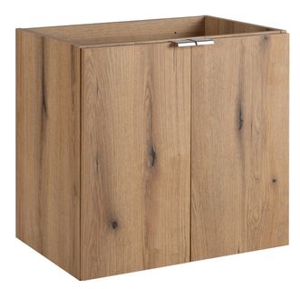 Meuble Suspendu Sous Vasque Avec Les Portes Nova Oak 60 Cm