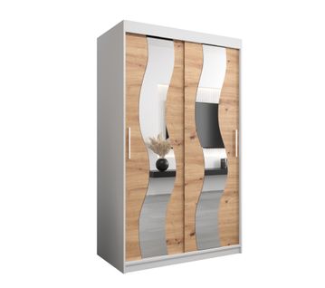 Armoire Sewilla à Portes Coulissantes 200/120/62 2 Portes (blanc/artisan)