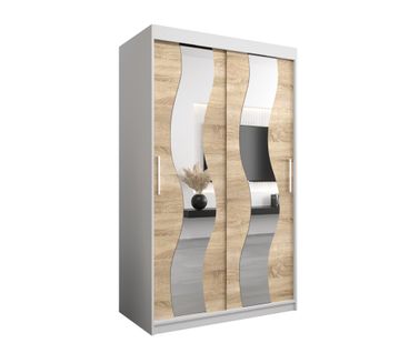 Armoire Sewilla à Portes Coulissantes 200/120/62 2 Portes (blanc/sonoma)