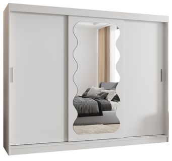 Armoire Spoti à Portes Coulissantes 200/250/62 2 Portes (blanc)