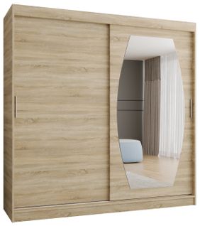 Armoire Rossa à Portes Coulissantes 200/200/62 2 Portes (sonoma)