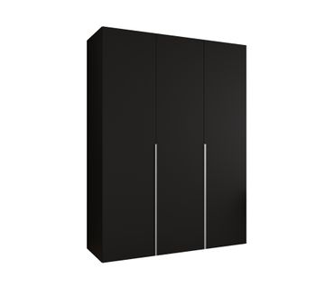 Armoire à Portes Battantes Alicante 1 202/150/52 3 Portes (noir/beige)