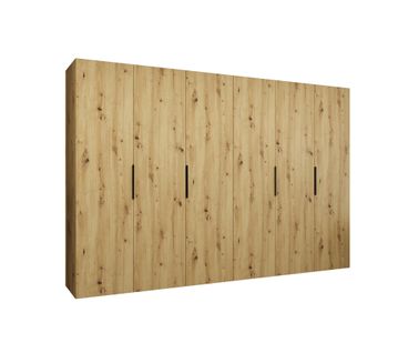 Armoire à Portes Battantes Marbella 1 202/300/52 6 Portes (marron/noir)