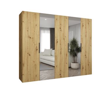 Armoire à Portes Battantes Marbella 2 202/250/52 5 Portes (marbella/noir)