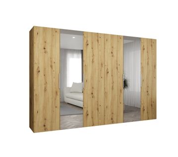 Armoire à Portes Battantes Marbella 2 202/300/52 6 Portes (marron/beige)