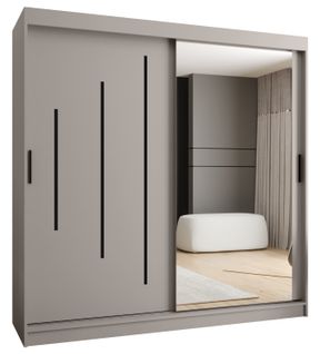 Armoire à Portes Coulissantes Rubino Y2 200/200/62 2 Portes (cachemire)