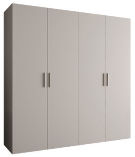 Armoire Bari 1 à Portes Battantes 202/200/52 4 Portes (cachemire)