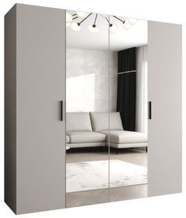 Armoire Bari 2 à Portes Battantes 202/200/52 4 Portes (cachemire)