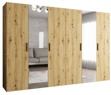 Armoire Bari 2 à Portes Battantes 202/300/52 6 Portes (artisan)