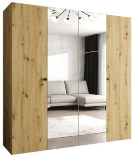 Armoire Parma 2 à Portes Battantes 202/200/52 4 Portes (artisan)