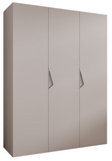 Armoire à Portes Battantes Sandi 1 150 / 202 / 52 (cachemire + Poignées: Cachemire)