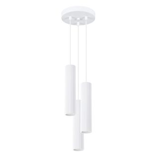 Suspension Aluminium Blanc Gu10 3 Karbon