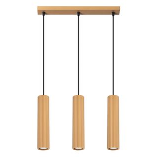 Suspension Aluminium Doré Gu10 3 Karbon Line