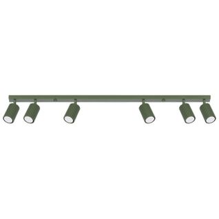 Plafonnier Aluminium Vert Olive Gu10 6 Karbon