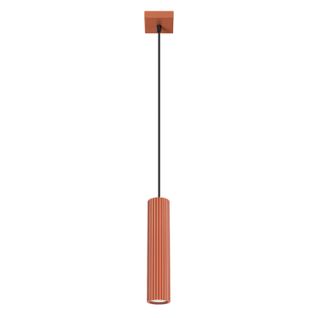 Suspension Aluminium Ocre Rouge Gu10 1 Karbon