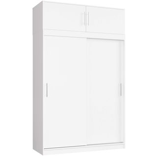 Akord Armoire Coulissante Avec Extension Mono Blanc 150x60x245