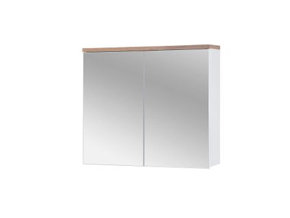 Armoire De Toilette Avec 2 Portes - Blanc