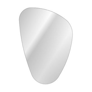 Miroir Mural à LED En Forme De Galet - L 80 X L 57 Cm - Lustro Impala