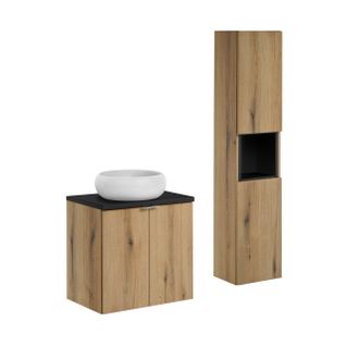 Ensemble Meuble 60 Cm Avec Plan Vasque, Vasque à Poser Wiki, Colonne Haute