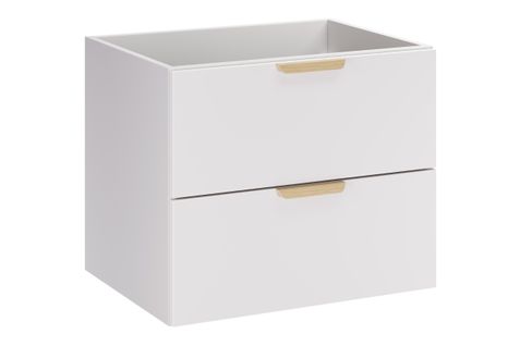 Meuble Sous-vasque 60 Cm, 2 Tiroirs