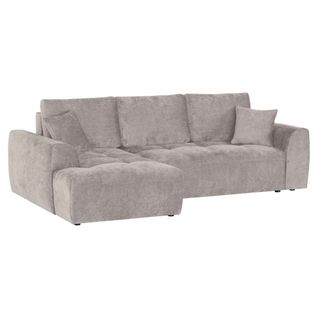 Canapé d'angle méridienne AUBE gauche convertible beige