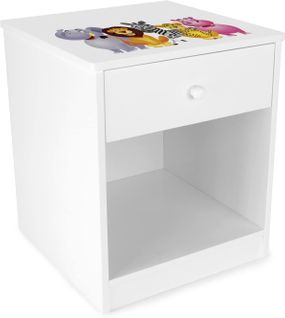 Table De Chevet En Bois Pour La Chambre D'enfant La Jungle