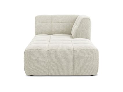 Méridienne Droite Aloha En Tissu Bouclette Sable