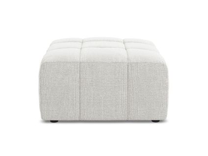 Pouf Aloha En Tissu Bouclette Blanc