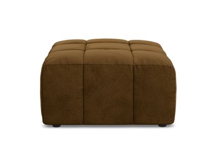 Pouf Aloha En Velours Moutarde