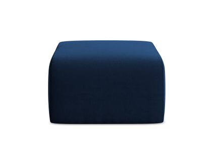 Pouf Lani En Velours Bleu Royal