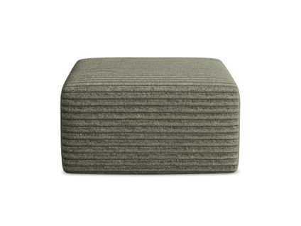 Pouf Keli En Velours Côtelé Olive
