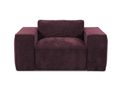 Hana En Tissu Chenille Bordeaux