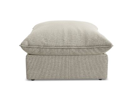Pouf Manao En Tissu Bouclette Taupe