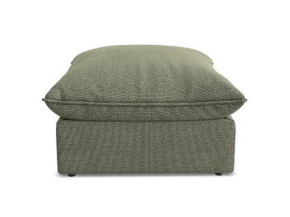 Pouf Manao En Tissu Bouclette Olive