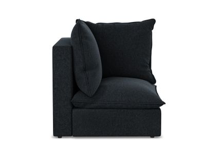 Fauteuil D'angle Pour Canapé Modulable Manao En Velours Bleu Royal