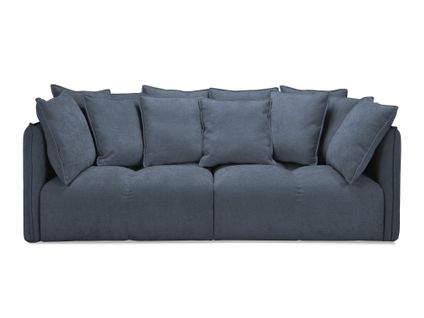 Canapé 3 Places Nana En Tissu Chenille Jeans