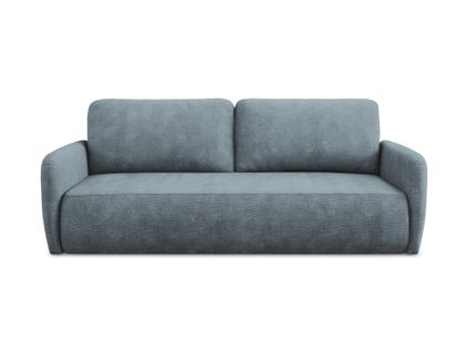 Canapé 3 Places Convertible Lilo En Tissu Chenille Jeans