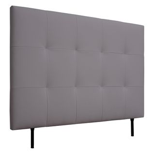 Tête de lit PU L.140 cm KARTY gris