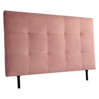 Tête de lit velours L.160 cm KARTY rose